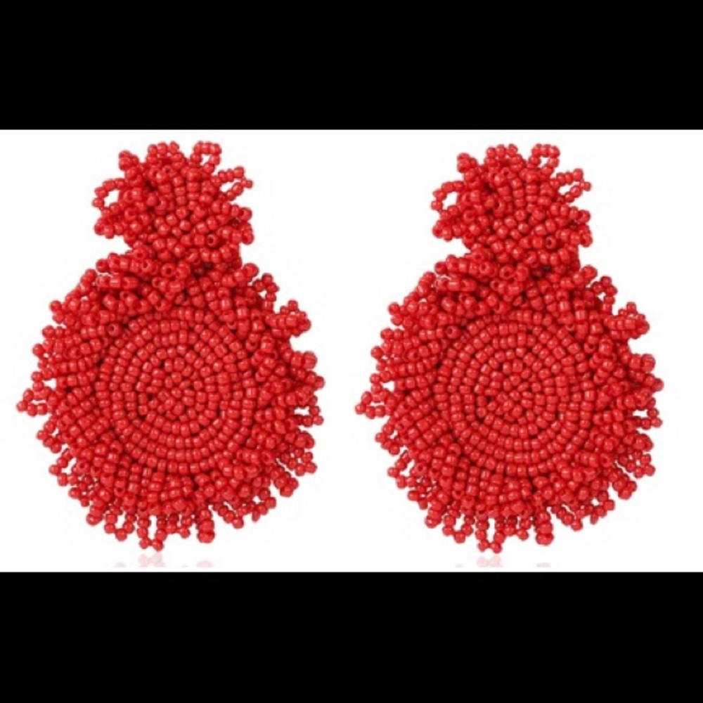 LAST 1!!! BOHO Handed Beaded Earrings!